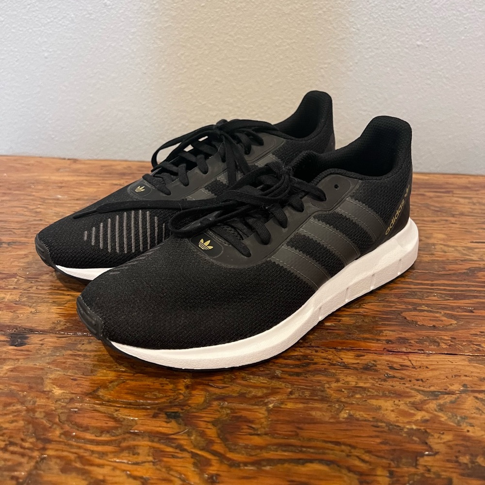 Adidas black Swift Run Shoes